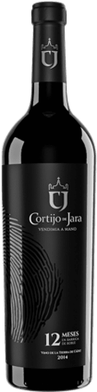 Бесплатная доставка | Красное вино Cortijo de Jara 12 Meses старения I.G.P. Vino de la Tierra de Cádiz Андалусия Испания Tempranillo, Merlot, Syrah 75 cl