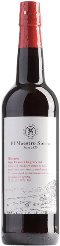 19,95 € | Vino Generoso Fortificado Maestro Sierra Oloroso D.O. Jerez-Xérès-Sherry Andalucía España Palomino Fino 75 cl