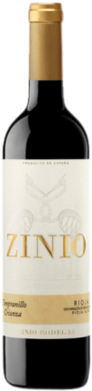 10,95 € Envio grátis | Vinho tinto Patrocinio Zinio Crianza D.O.Ca. Rioja