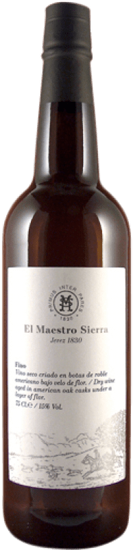 Free Shipping | Fortified wine Maestro Sierra Fino D.O. Jerez-Xérès-Sherry Andalusia Spain Palomino Fino 75 cl