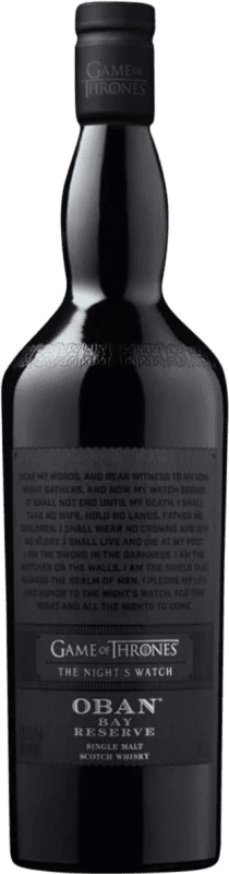 55,95 € | Single Malt Whisky Oban Game of Thrones The Night's Watch Sword in the Darkness Juego de Tronos Limitierte Edition Reserve — Gereift Schottland Großbritannien 70 cl