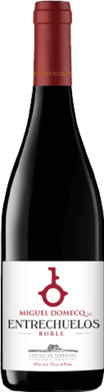 4,95 € | Red Wine Entrechuelos Oak I.G.P. Vino de la Tierra de Cádiz Andalusia Spain Tempranillo, Merlot, Syrah — Shiraz, Cabernet Sauvignon 75 cl