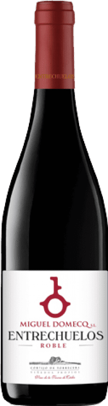 Envoi gratuit | Vin rouge Entrechuelos Chêne I.G.P. Vino de la Tierra de Cádiz Andalousie Espagne Tempranillo, Merlot, Syrah, Cabernet Sauvignon 75 cl