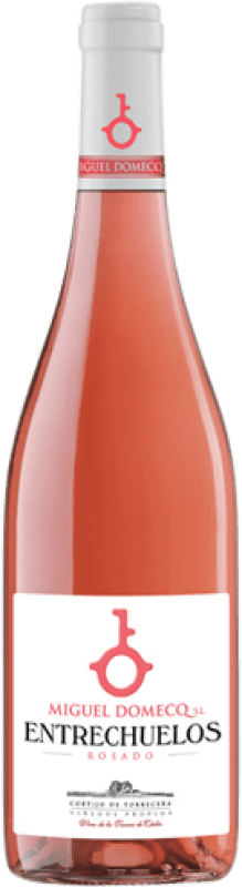 免费送货 | 玫瑰酒 Entrechuelos Rosado 岁 I.G.P. Vino de la Tierra de Cádiz 安达卢西亚 西班牙 Tempranillo, Merlot, Syrah 75 cl