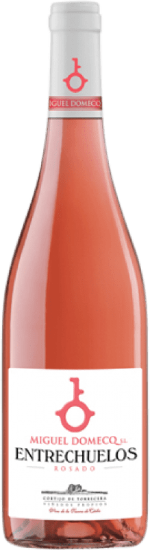6,95 € | 玫瑰酒 Entrechuelos Rosado 岁 I.G.P. Vino de la Tierra de Cádiz 安达卢西亚 西班牙 Tempranillo, Merlot, Syrah 75 cl