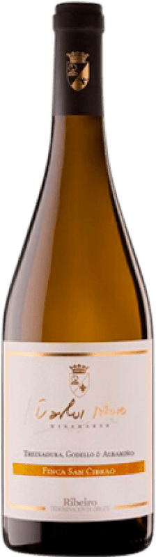 送料無料 | 白ワイン Finca San Cibrao 高齢者 D.O. Ribeiro ガリシア スペイン Godello, Treixadura, Albariño 75 cl