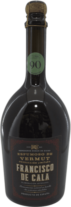 Envoi gratuit | Vermouth Francisco de Cala Espumoso D.O. Jerez-Xérès-Sherry Andalousie Espagne 75 cl