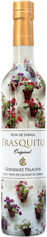 6,95 € Spedizione Gratuita | Vino Liquoroso González Palacios Frasquito Originale Bottiglia Medium 50 cl
