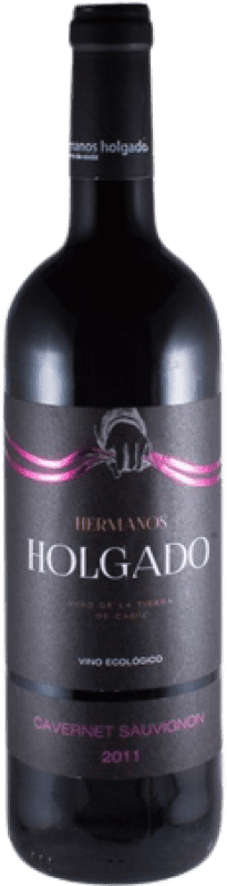 10,95 € | Красное вино Hermanos Holgado Дуб I.G.P. Vino de la Tierra de Cádiz Андалусия Испания Cabernet Sauvignon — Каберне Совиньон 75 cl