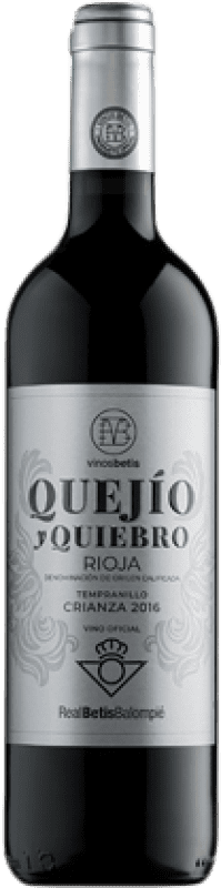 Manzano Quejío y Quiebro Real Betis Rioja Crianza 75 cl