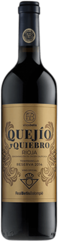 15,95 € | Rotwein Manzano Quejío y Quiebro Real Betis Reserve — Gereift D.O.Ca. Rioja La Rioja Spanien Tempranillo, Garnacha — Grenache, Graciano 75 cl
