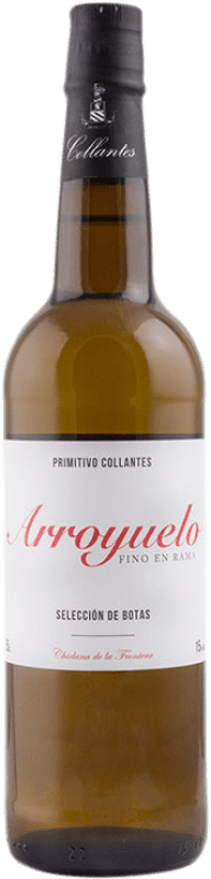 Free Shipping | Fortified wine Primitivo Collantes Fino Arroyuelo en Rama D.O. Jerez-Xérès-Sherry Andalusia Spain Palomino Fino 75 cl