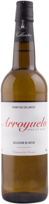 36,95 € Envio grátis | Vinho fortificado Primitivo Collantes Fino Arroyuelo en Rama D.O. Jerez-Xérès-Sherry