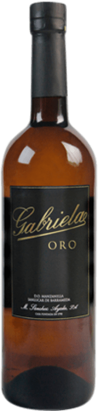 Envio grátis | Vinho Generoso Fortificado Sánchez Ayala Gabriela Oro — Edição Ouro D.O. Manzanilla-Sanlúcar de Barrameda Andaluzia Espanha Palomino Fino 75 cl