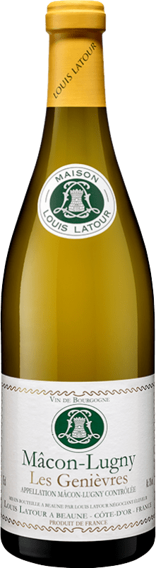 19,95 € | Белое вино Louis Latour Les Genièvres I.G.P. Vin de Pays Mâcon-Lugny Бургундия Франция Chardonnay — Шардоне 75 cl