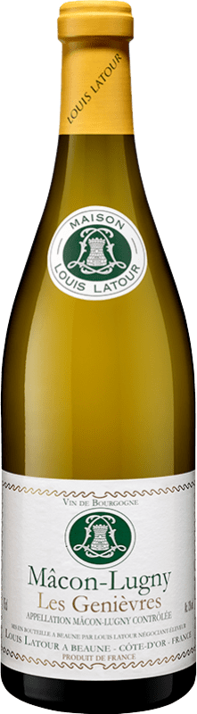 21,95 € | Vin blanc Louis Latour Les Genièvres I.G.P. Vin de Pays Mâcon-Lugny Bourgogne France Chardonnay 75 cl