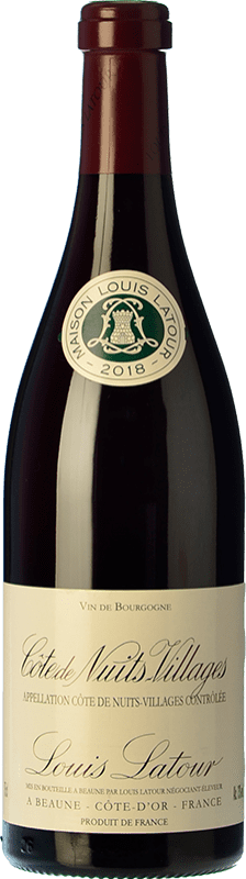 25,95 € Free Shipping | Red wine Louis Latour A.O.C. Côte de Nuits-Villages Burgundy France Pinot Black Bottle 75 cl