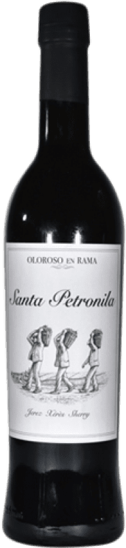 Kostenloser Versand | Verstärkter Wein Santa Petronila Oloroso en Rama D.O. Jerez-Xérès-Sherry Andalusien Spanien Palomino Fino Medium Flasche 50 cl