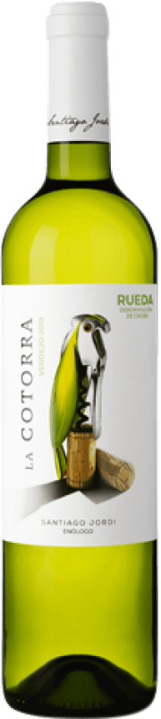 Kostenloser Versand | Weißwein Santiago Jordi La Cotorra Jung D.O. Rueda Kastilien und León Spanien Verdejo Magnumflasche 1,5 L