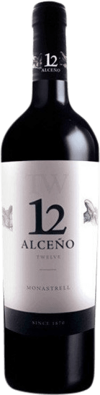 Free Shipping | Red wine Alceño Monastrell 12 D.O. Jumilla Region of Murcia Spain Syrah, Monastrell 75 cl