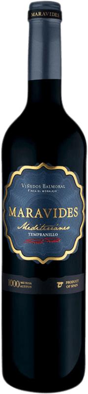 Free Shipping | Red wine Balmoral Maravides Mediterraneo Aged I.G.P. Vino de la Tierra de Castilla Castilla la Mancha Spain 75 cl