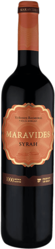 Free Shipping | Red wine Balmoral Maravides Aged I.G.P. Vino de la Tierra de Castilla Castilla la Mancha Spain Syrah 75 cl