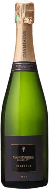 Envoi gratuit | Blanc mousseux Yannick Prévoteau Héritage A.O.C. Champagne Champagne France Pinot Noir, Chardonnay, Pinot Meunier 75 cl