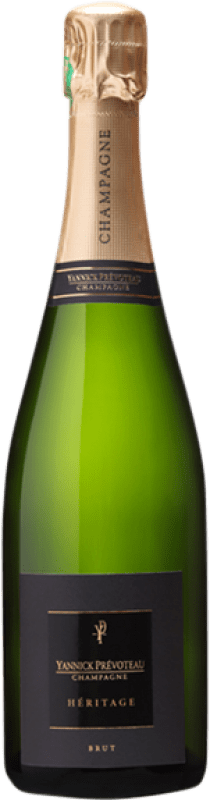 Envio grátis | Espumante Branco Yannick Prévoteau Héritage — Herança Legado Tradicional A.O.C. Champagne Champagne França Pinot Noir, Chardonnay, Pinot Meunier 75 cl