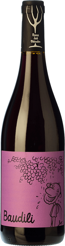 Free Shipping | Red wine Mas Candí Baudili Negre D.O. Penedès Catalonia Spain Cabernet Sauvignon, Xarel·lo, Parellada Organic 75 cl