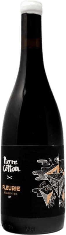 Free Shipping | Red wine Pierre Cotton Poncié A.O.C. Fleurie Beaujolais France Gamay Organic 75 cl
