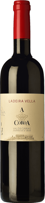 Free Shipping | Red wine A Coroa Ladeira Vella Aged D.O. Valdeorras Galicia Spain Grenache Tintorera 75 cl