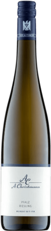 Envío gratis | Vino blanco A. Christmann V.D.P. Gutswein Pfälz Alemania Riesling 75 cl