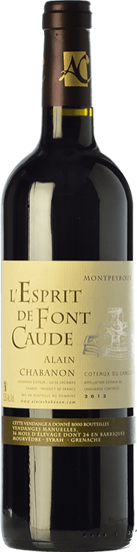 Free Shipping | Red wine Alain Chabanon L'Esprit de Font Caude Aged I.G.P. Vin de Pays Languedoc Languedoc France Syrah, Monastrell 75 cl