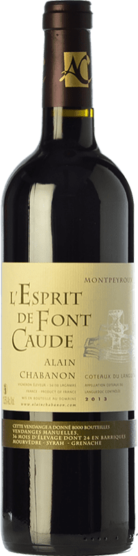 Envoi gratuit | Vin rouge Alain Chabanon L'Esprit de Font Caude Crianza I.G.P. Vin de Pays Languedoc Languedoc France Syrah, Monastrell 75 cl