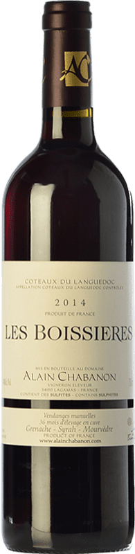 Envio grátis | Vinho tinto Alain Chabanon Les Boissières Jovem I.G.P. Vin de Pays Languedoc Languedoc França Syrah, Grenache, Monastrell Biológico 75 cl