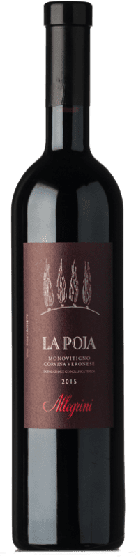 117,95 € Free Shipping | Red wine Allegrini La Poja I.G.T. Veronese Veneto Italy Corvina Bottle 75 cl