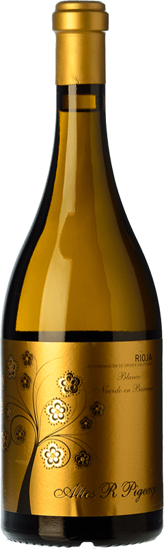 免费送货 | 白酒 Altos de Rioja Pigegage Blanco 岁 D.O.Ca. Rioja 拉里奥哈 西班牙 Viura 75 cl