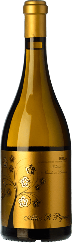 Free Shipping | White wine Altos de Rioja Pigegage Blanco Aged D.O.Ca. Rioja The Rioja Spain Viura 75 cl