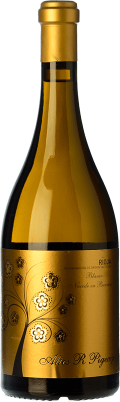 Free Shipping | White Wine Altos de Rioja Pigegage Crianza — Aged D.O.Ca. Rioja The Rioja Spain Viura 75 cl