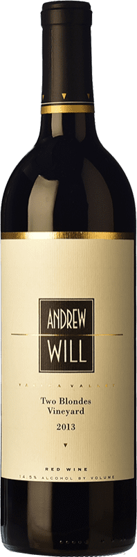 109,95 € | Red wine Andrew Will Two Blondes Crianza Yakima Valley United States Merlot, Cabernet Sauvignon, Cabernet Franc, Malbec Bottle 75 cl