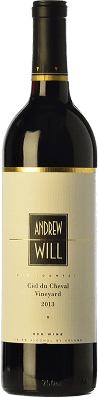 94,95 € | Red wine Andrew Will Ciel du Cheval Crianza United States Merlot, Cabernet Franc Bottle 75 cl