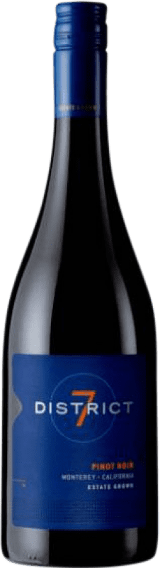 Envio grátis | Vinho tinto District 7 I.G. Monterey California Estados Unidos Pinot Preto 75 cl