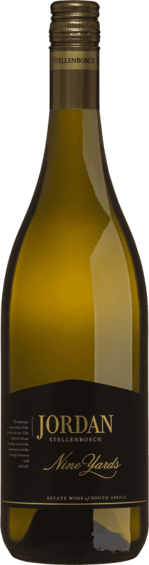 Free Shipping | White wine Jordan Nine Yards I.G. Stellenbosch Coastal Region South Africa Chardonnay 75 cl