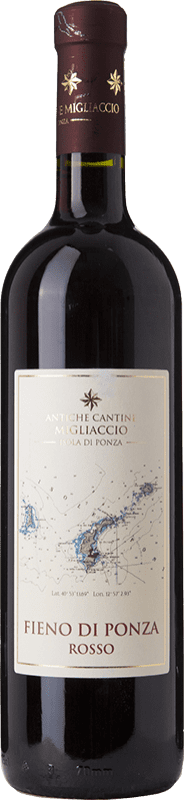 26,95 € Kostenloser Versand | Rotwein Migliaccio Fieno di Ponza Rosso I.G.T. Lazio