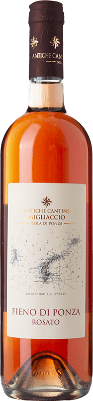 22,95 € Kostenloser Versand | Rosé-Wein Migliaccio Fieno di Ponza Rosato I.G.T. Lazio