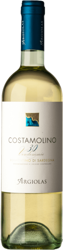 13,95 € Free Shipping | White wine Argiolas Costamolino D.O.C. Vermentino di Sardegna Sardegna Italy Vermentino Bottle 75 cl