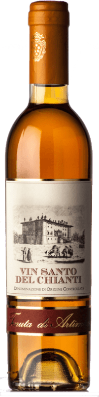 29,95 € Envío gratis | Vino dulce Artimino D.O.C. Vin Santo del Chianti Media Botella 37 cl