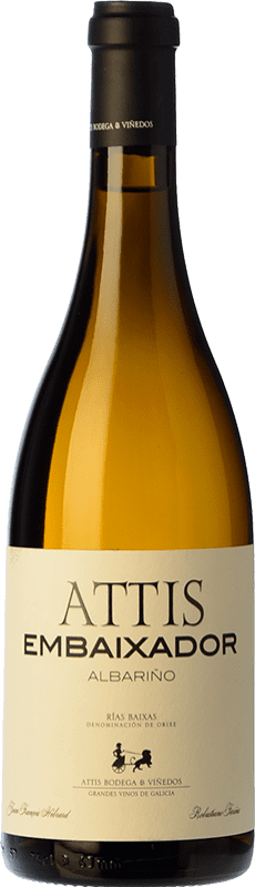 34,95 € | White wine Attis Embaixador Crianza D.O. Rías Baixas Galicia Spain Albariño Bottle 75 cl