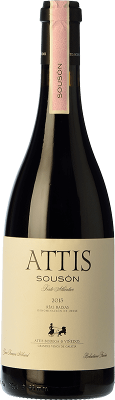 Free Shipping | Red wine Attis Aged D.O. Rías Baixas Galicia Spain Sousón 75 cl