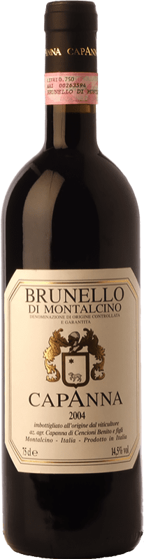 37,95 € | 红酒 Capanna 预订 D.O.C.G. Brunello di Montalcino 意大利 Sangiovese 75 cl